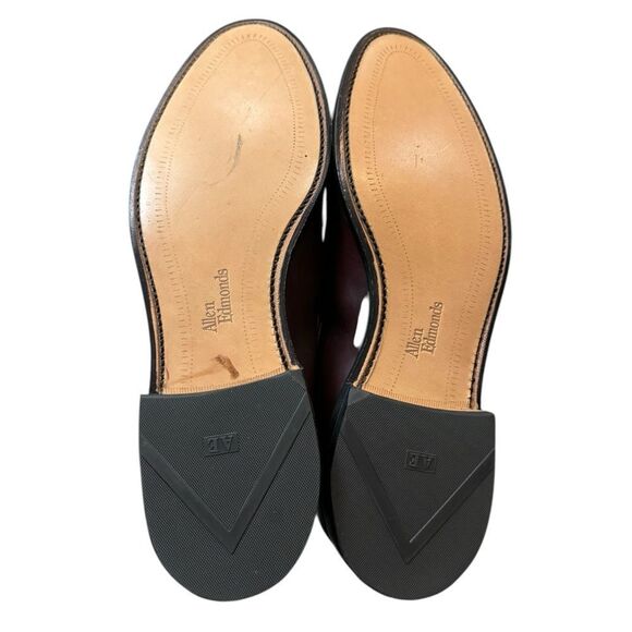 New Allen Edmonds Grayson Merlot Leather Slip-on Tassel Dress Shoes Loafers 10 main image 4